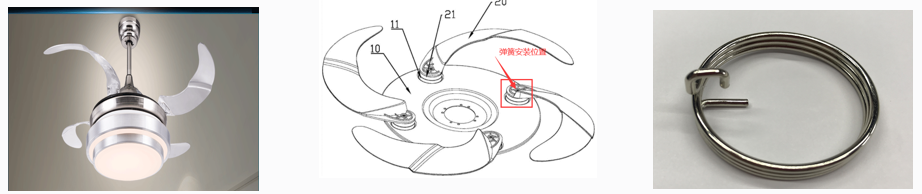 風(fēng)扇燈扭簧生產(chǎn)廠家—卡塔羅彈簧